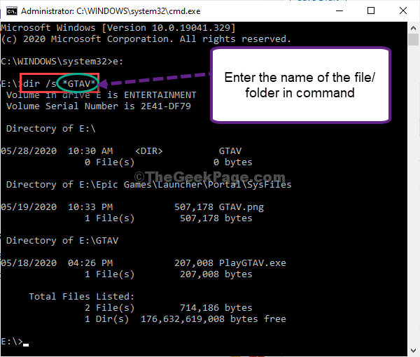 Cara Mencari file apa pun melalui prompt perintah di Windows 10 /11