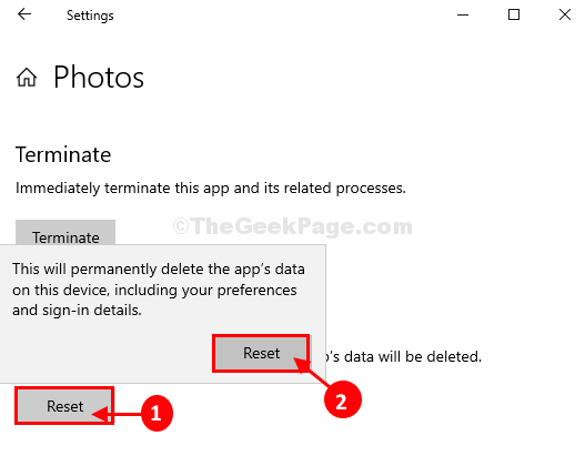 Valor no válido para el error de registro mientras se corrige las fotos