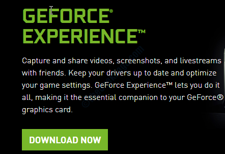 Experiência Nvidia GeForce não abrindo no Windows 10/11 Fix