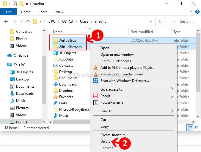 Résolu «Échec de la création de l'objet VirtualBox COM» dans Windows 10