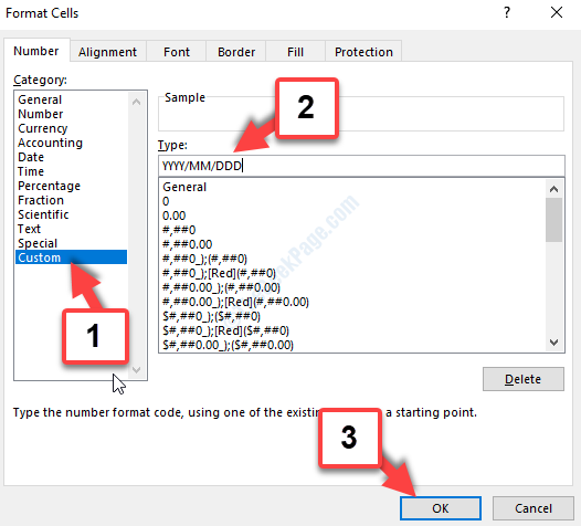 Incapaz de alterar o formato de data no MS Excel Easy Solution