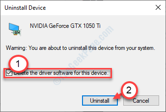 Anda tidak menggunakan paparan yang dilampirkan pada pembaikan GPU NVIDIA