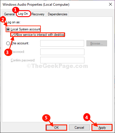 El servicio de audio no puede iniciar el error 0x80070005 El acceso se niega en Windows 10/11