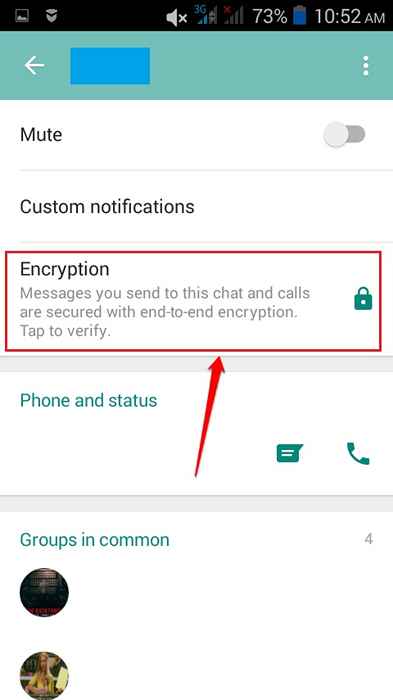 Charlar libremente; Función de cifrado ahora disponible en whatsapp