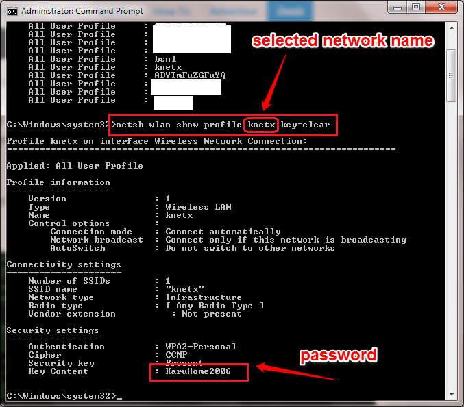Finden Sie die WLAN -Passwörter aller Netzwerke, mit denen Sie jemals verbunden sind