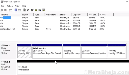 Perbaiki tidak dapat melihat hard drive di windows 10