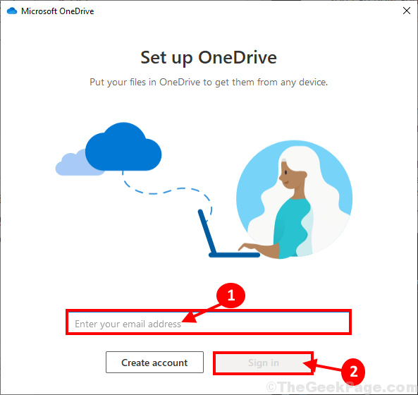 Correcto de configuración del código de error de bóveda personal OneDrive- 0x80070490