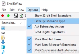Fixieren Sie den Datei -Explorer zum Absturz, nachdem Sie mit der rechten Maustaste in Windows 10 klicken