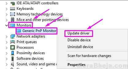 Betulkan masalah monitor PNP generik pada Windows 10/11 (diselesaikan)