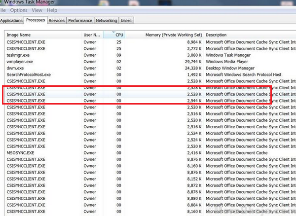 Betulkan penggunaan CPU yang tinggi oleh CSisyncClient.Exe di Windows 10