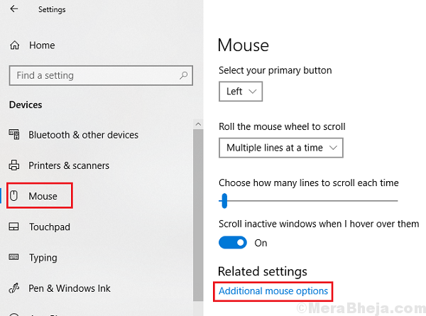 Correction du bouton de souris intermédiaire ne fonctionnant pas dans Windows 10/11
