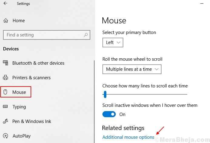 Corrigir cursor do mouse, continue desaparecendo no campo de texto interno, documentos no Windows 10/11