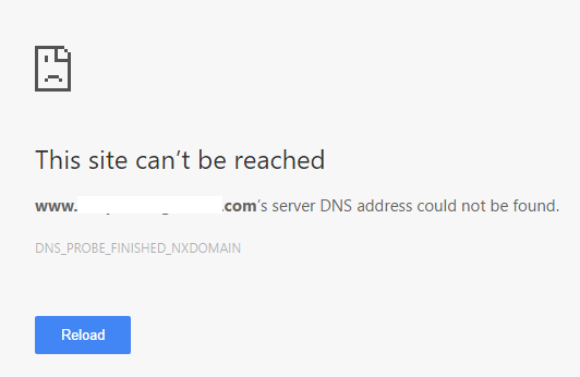 Betulkan alamat DNS pelayan tidak dapat dijumpai di Chrome