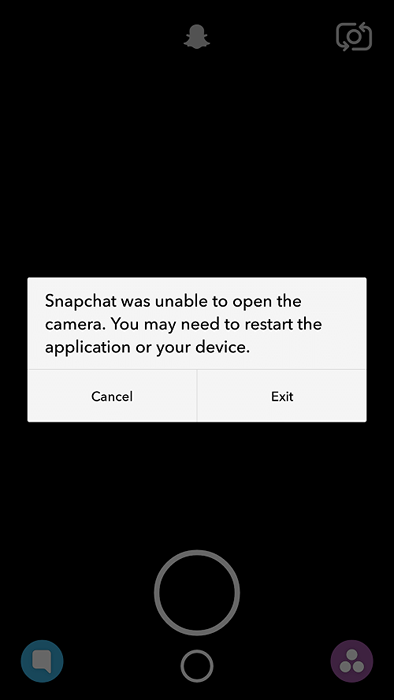 Corrija o Snapchat não abrindo a câmera, dando permissões de câmera no Android