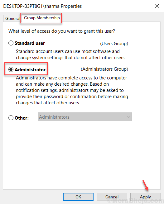 Corrija o Windows 10 sem reconhecer a conta do administrador