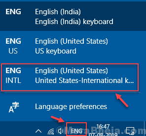 Comment ajouter un clavier international américain dans Windows 10/11