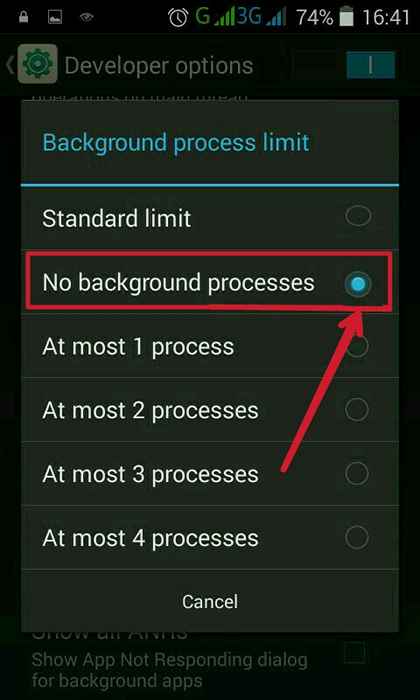 Cómo cerrar automáticamente las aplicaciones en el botón Atrás presione en Android