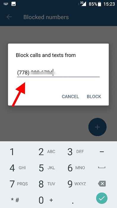 Cómo bloquear los números de teléfono en Android Nougat