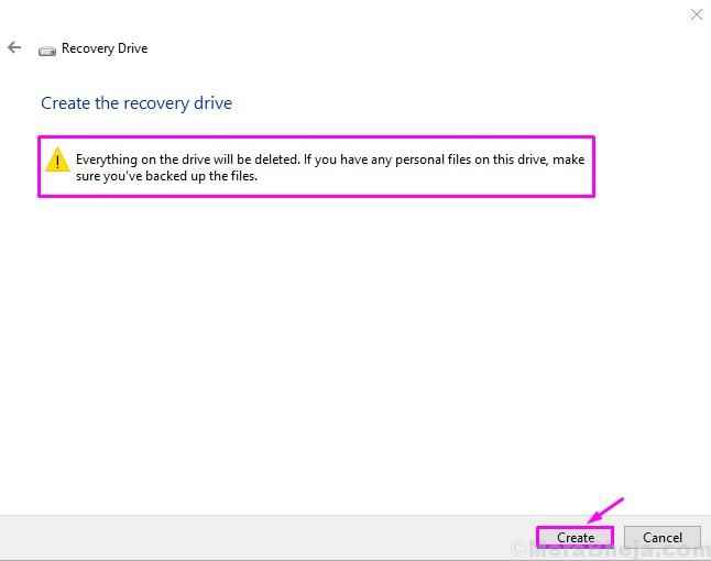 Cara membuat drive pemulihan di Windows 10 langkah demi langkah