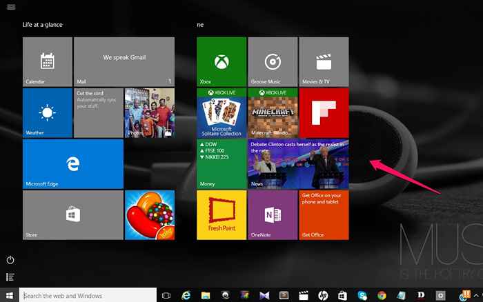Cara Menyesuaikan Menu Mulai di Windows 10
