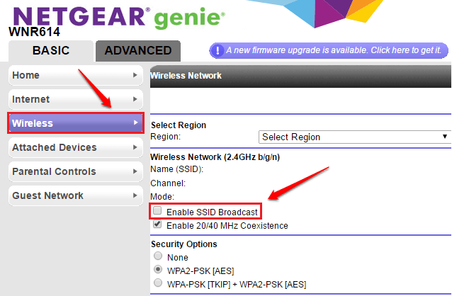 Como ocultar o nome da rede wifi de outros