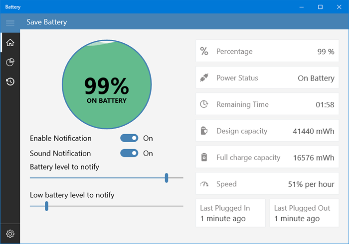 Cómo aumentar la duración de la batería de la computadora portátil en Windows 10