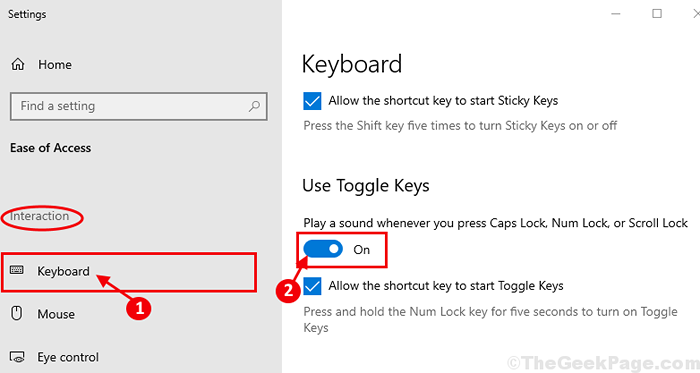 Como fazer o Caps Lock soa um sinal sonoro sempre que você o pressiona no Windows 10