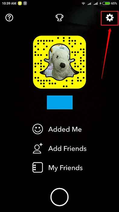 Como salvar os snaps do Snapchat no rolo da câmera em vez de memórias