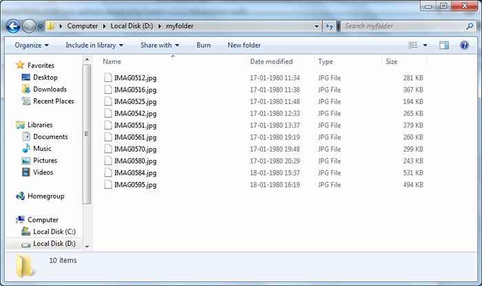 Batch benennen mehrere Dateien / Erweiterungen gleichzeitig in Windows um