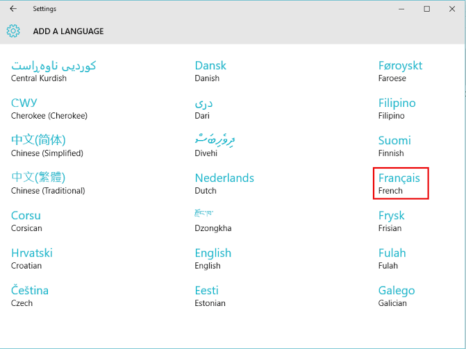 Altere ou defina a linguagem do teclado padrão no Windows 10