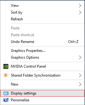 Modifier l'orientation de l'écran Portrait / paysage dans Windows 10