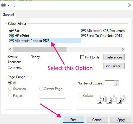 Créez facilement PDF en utilisant l'impression sur PDF dans Windows 10