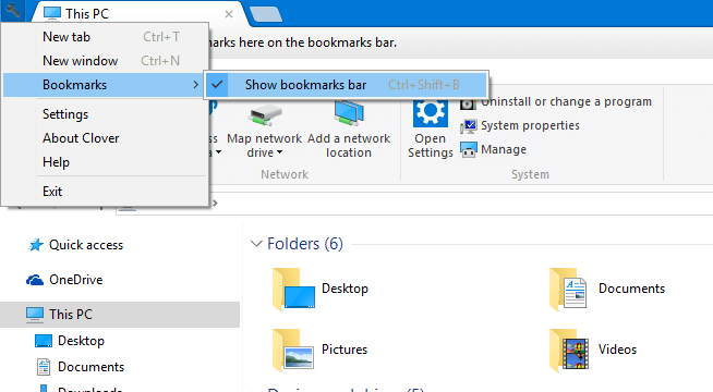 Habilite múltiples pestañas en Windows Explorer usando Clover 3 como Chrome
