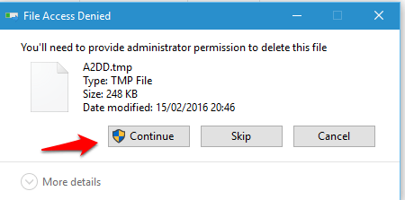 File yang dapat Anda hapus dengan aman di Windows 10 untuk menghemat ruang