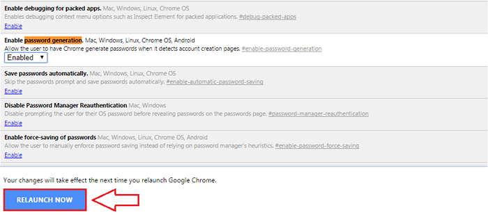 Generieren Sie mithilfe von Chrome -Passwortgenerator starke Passwörter