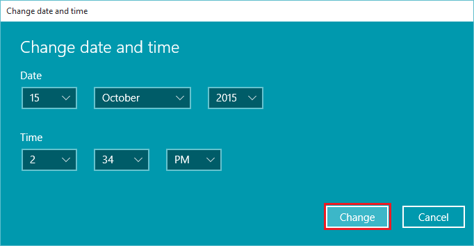 Comment changer la date et l'heure dans Windows 10