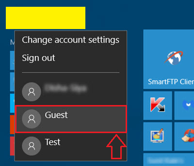 Cómo crear una cuenta de invitado en Windows 10 a través de CMD