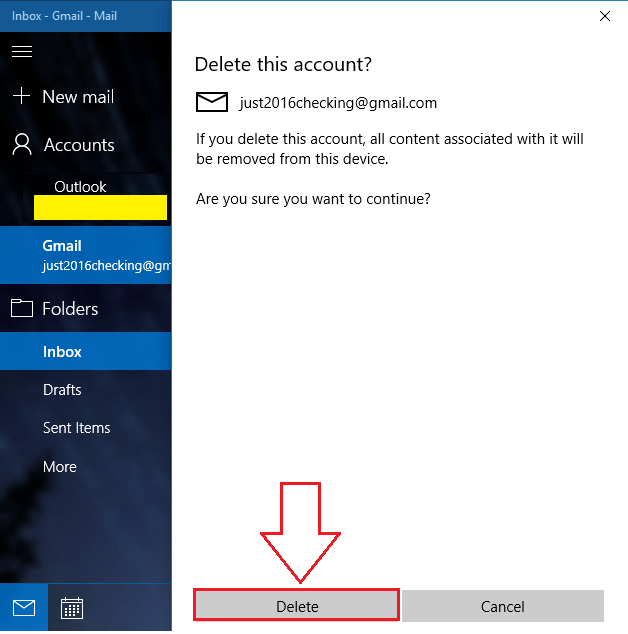Cómo eliminar su cuenta de correo electrónico de la aplicación Windows 10/11 Mail