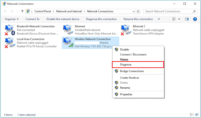 Como diagnosticar problemas de conexão sem fio no Windows 10