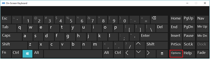 Como desativar o Click Sound para teclado na tela no Windows 10