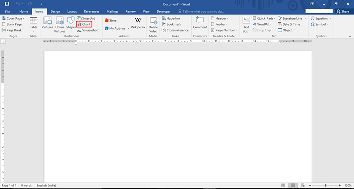 Cómo editar e insertar un gráfico en Microsoft Word 2016