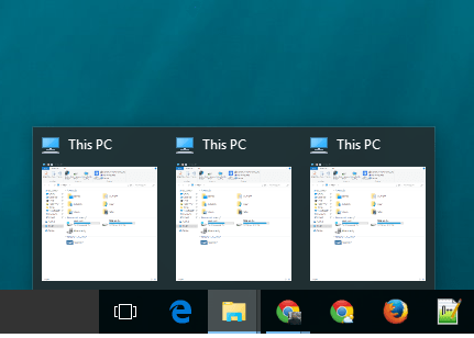 Cómo ampliar la vista previa de miniatura en la barra de tareas de Windows 10