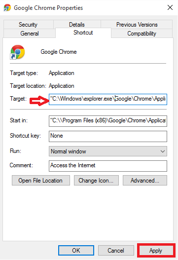 Cómo arreglar el error no registrado de clase en Google Chrome