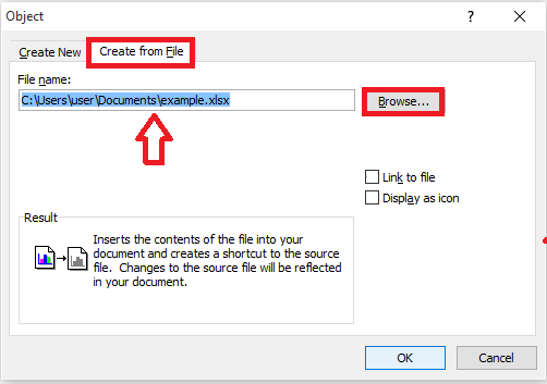 Cómo insertar una hoja de Excel a Microsoft Word