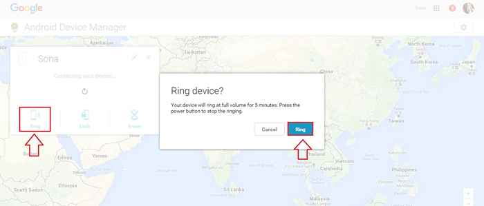 Cómo administrar su teléfono Android perdido / faltante a través de Google