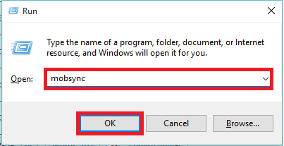 Como abrir o Sync Center / MobSync no Windows 10/11