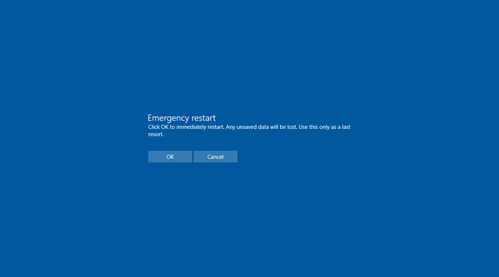 Como realizar um reinício de emergência no Windows 10
