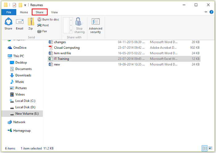 Cómo compartir archivos a través de la aplicación Mail en Windows 10