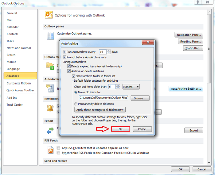 Comment activer la fonction d'archive automatique dans Outlook