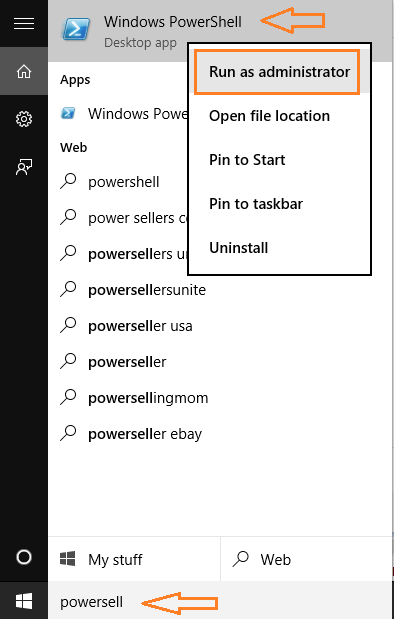 Cara menyahpasang aplikasi Windows 10 Pra yang dipasang dengan PowerShell